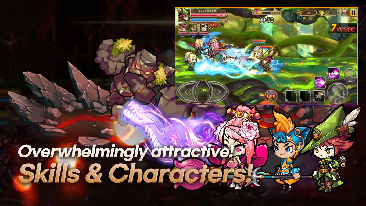 Screenshot of Heroes: The Rising Saga