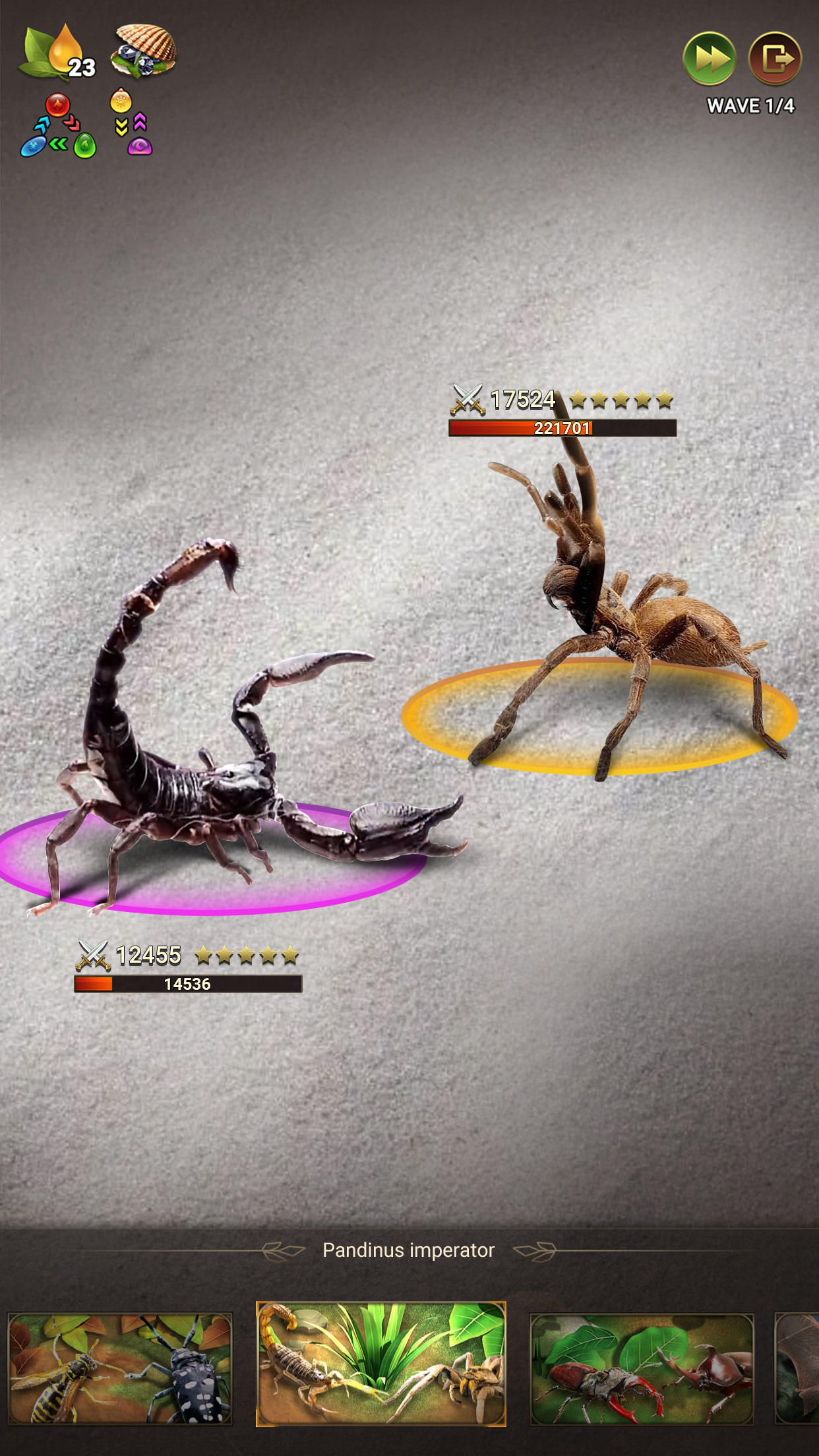 Captura de Tela do Jogo Insects Puzzles