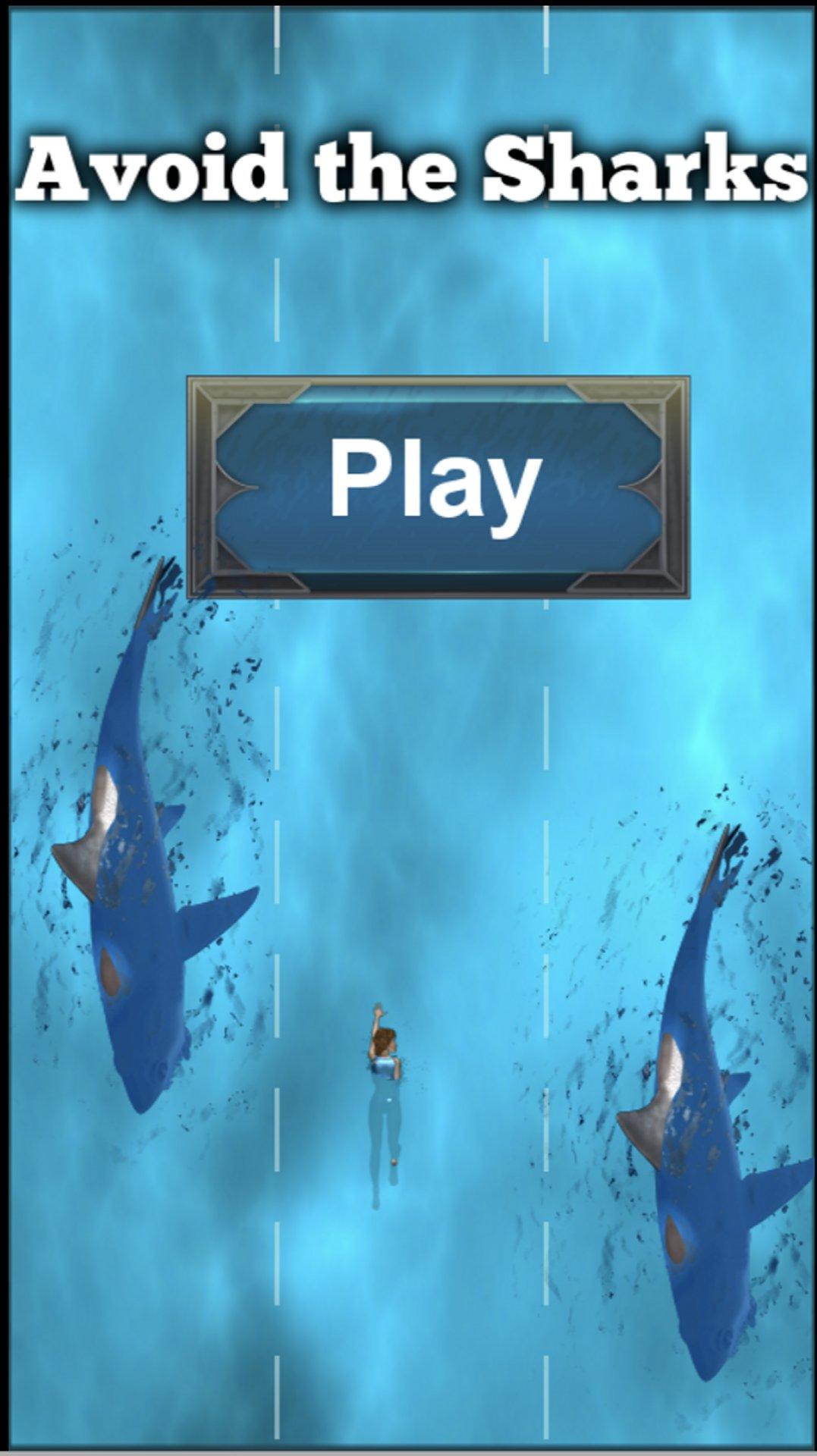 Avoid the Sharks Game Screenshot