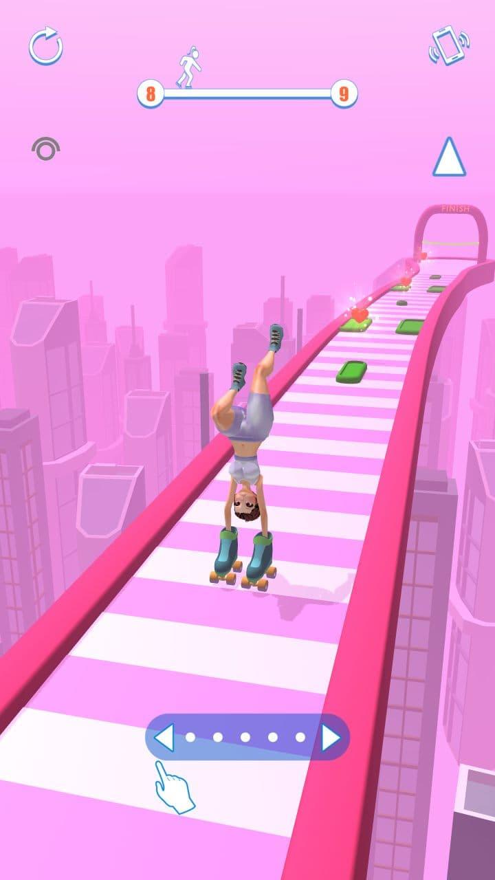 Hand Heels Roller Boobs Runner Game Screenshot