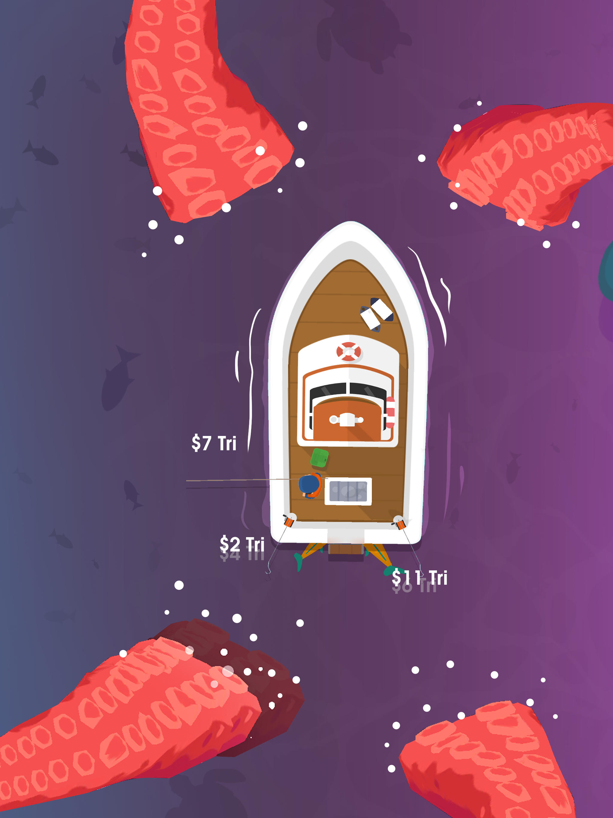 Hooked Inc: Fishing Games Game Screenshot