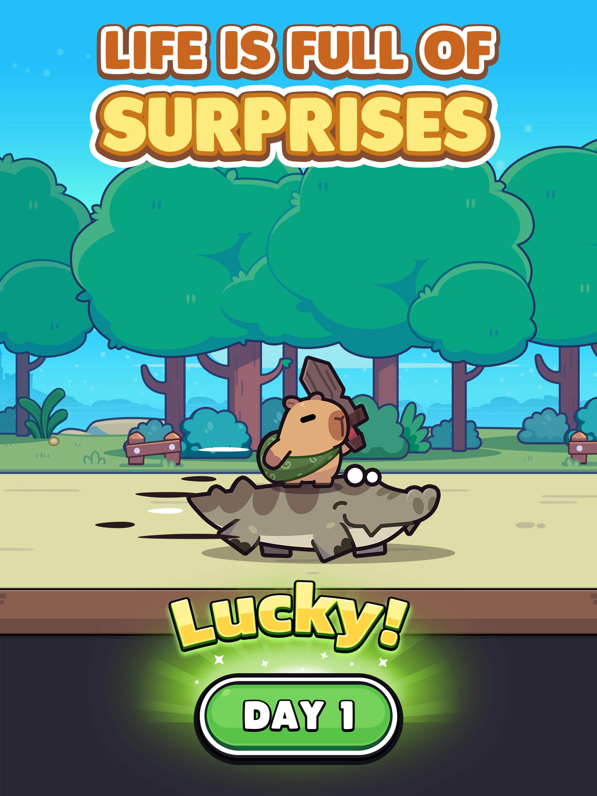 Capybara Go! Game Screenshot