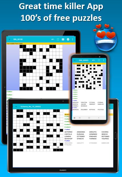 Fill ins puzzles word puzzles 게임 스크린 샷