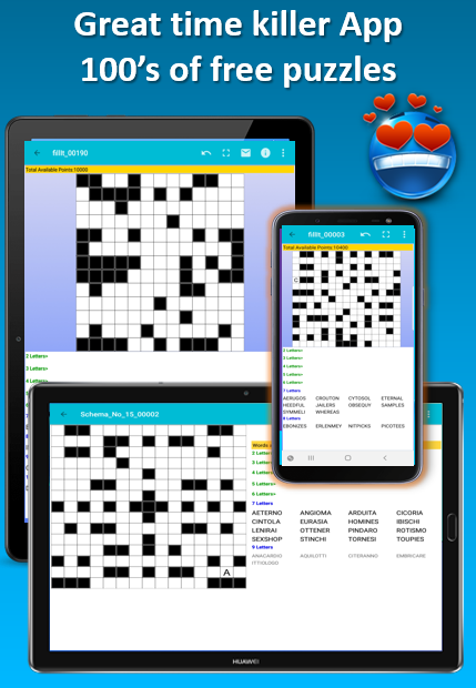 Cuplikan Layar Game Fill ins puzzles word puzzles