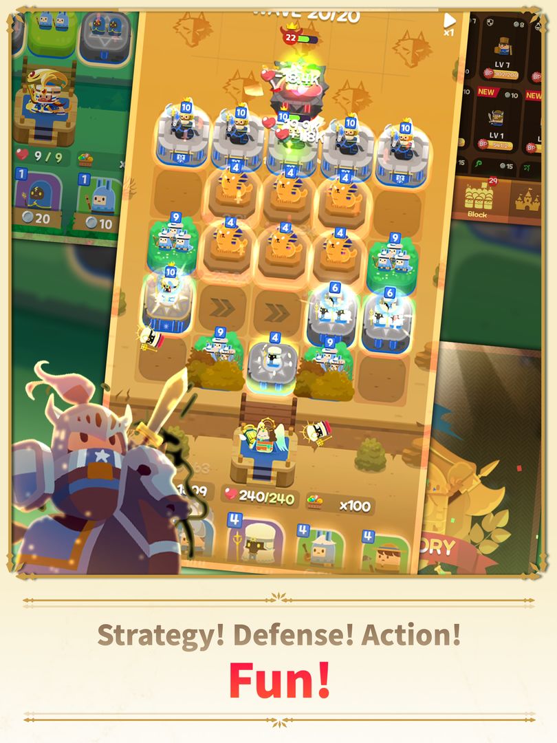 Screenshot of Merge Tactics: Kingdom Defense
