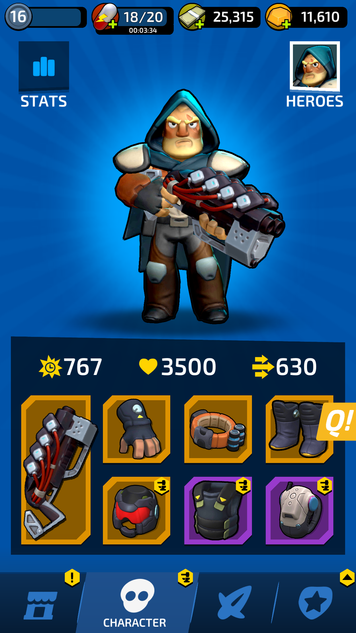 Impossible Space: A Space Hero Game Screenshot