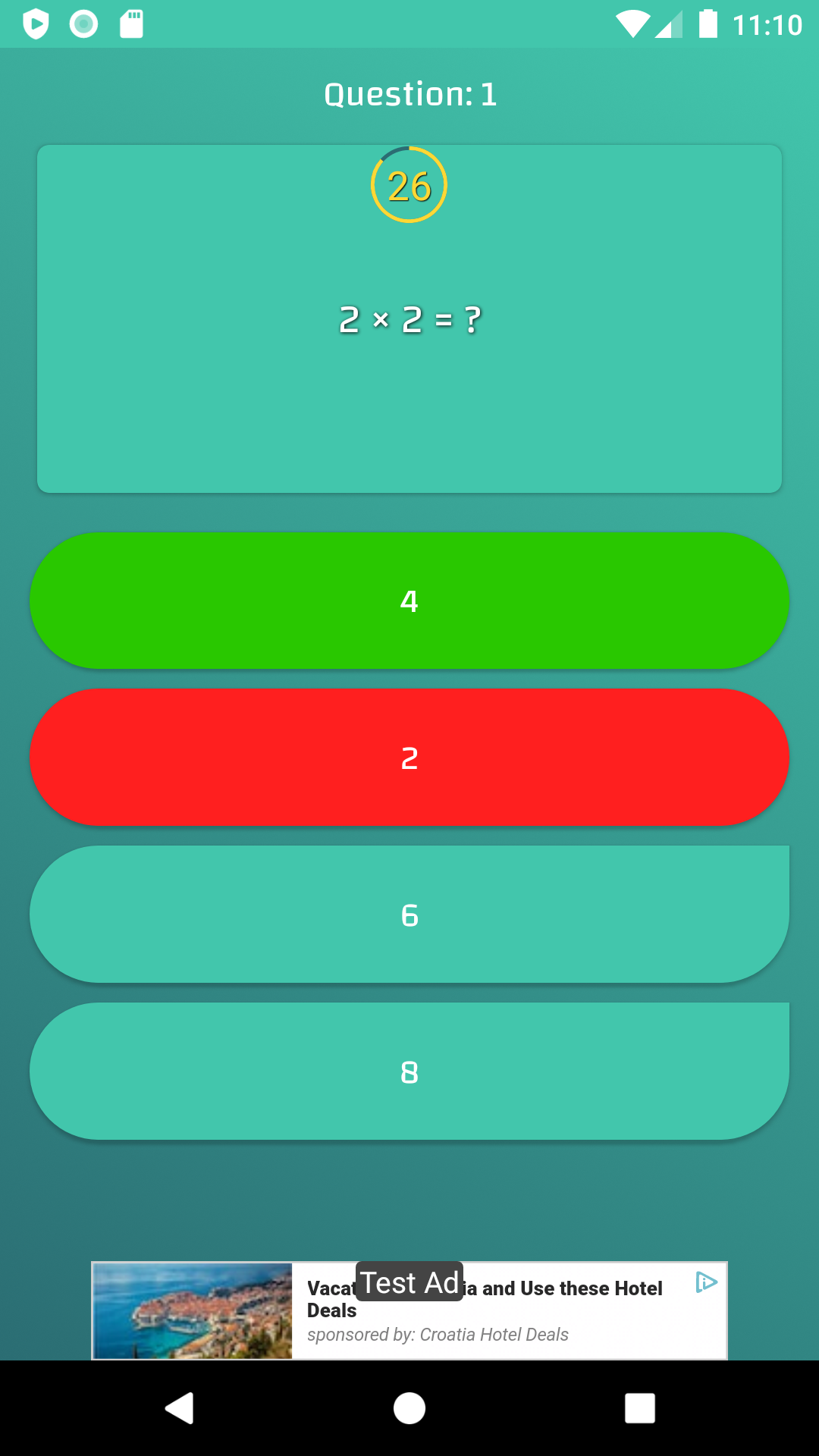 Quiz de Multiplicação Completa versão móvel andróide iOS apk