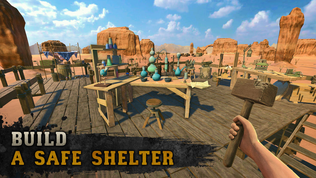 Desert Nomad x Raft Survival screenshot game