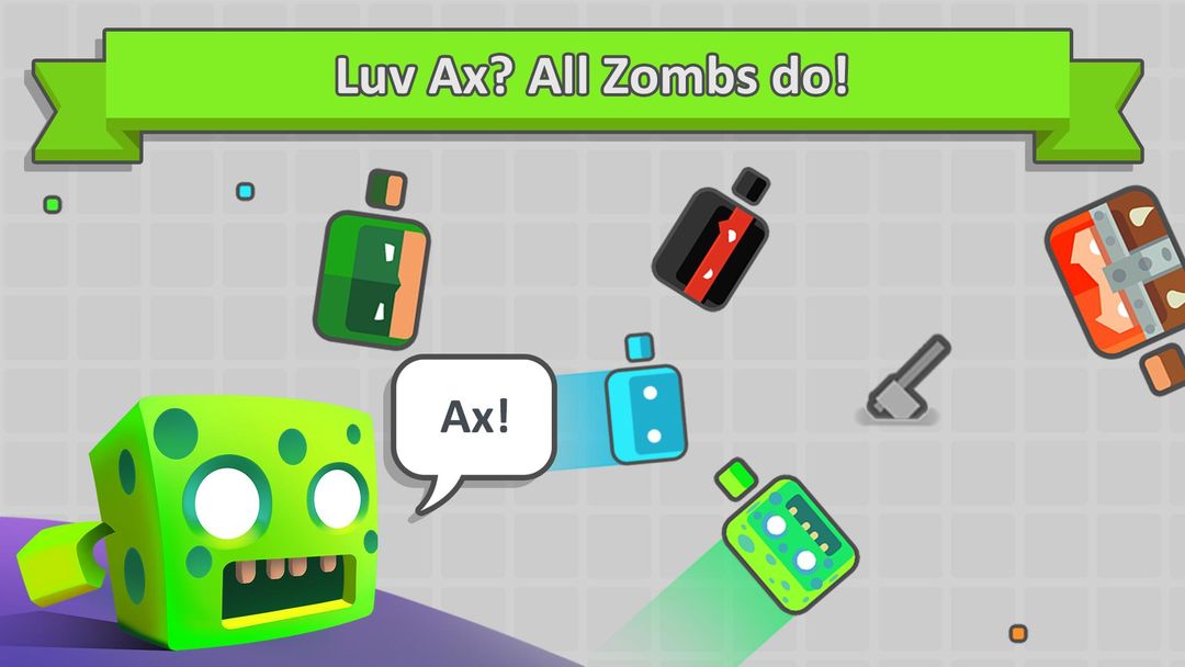 Zlax.io Zombs Luv Ax screenshot game