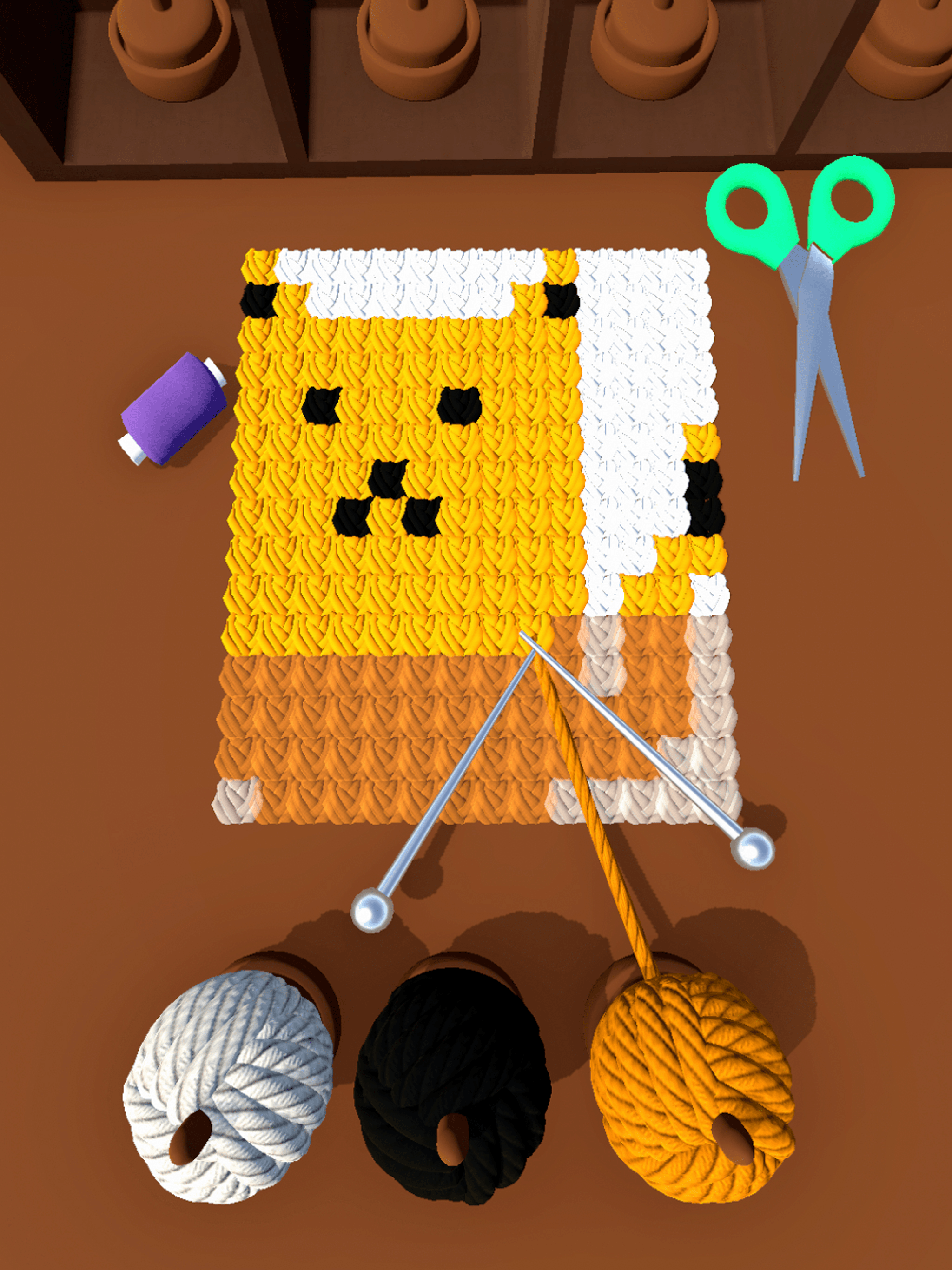 Captura de Tela do Jogo Knitting Shop 3D