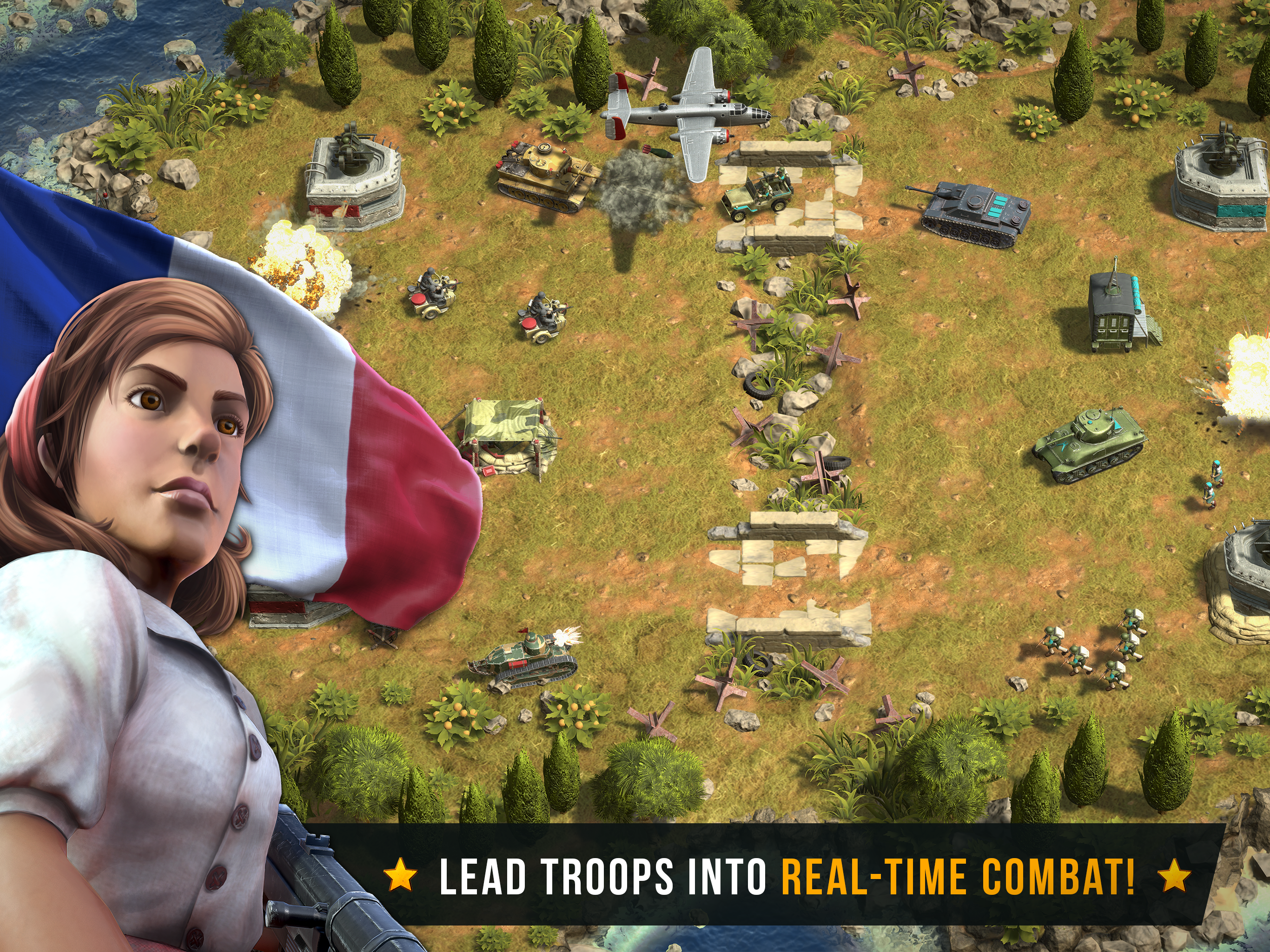 Battle Islands: Commanders Game Screenshot