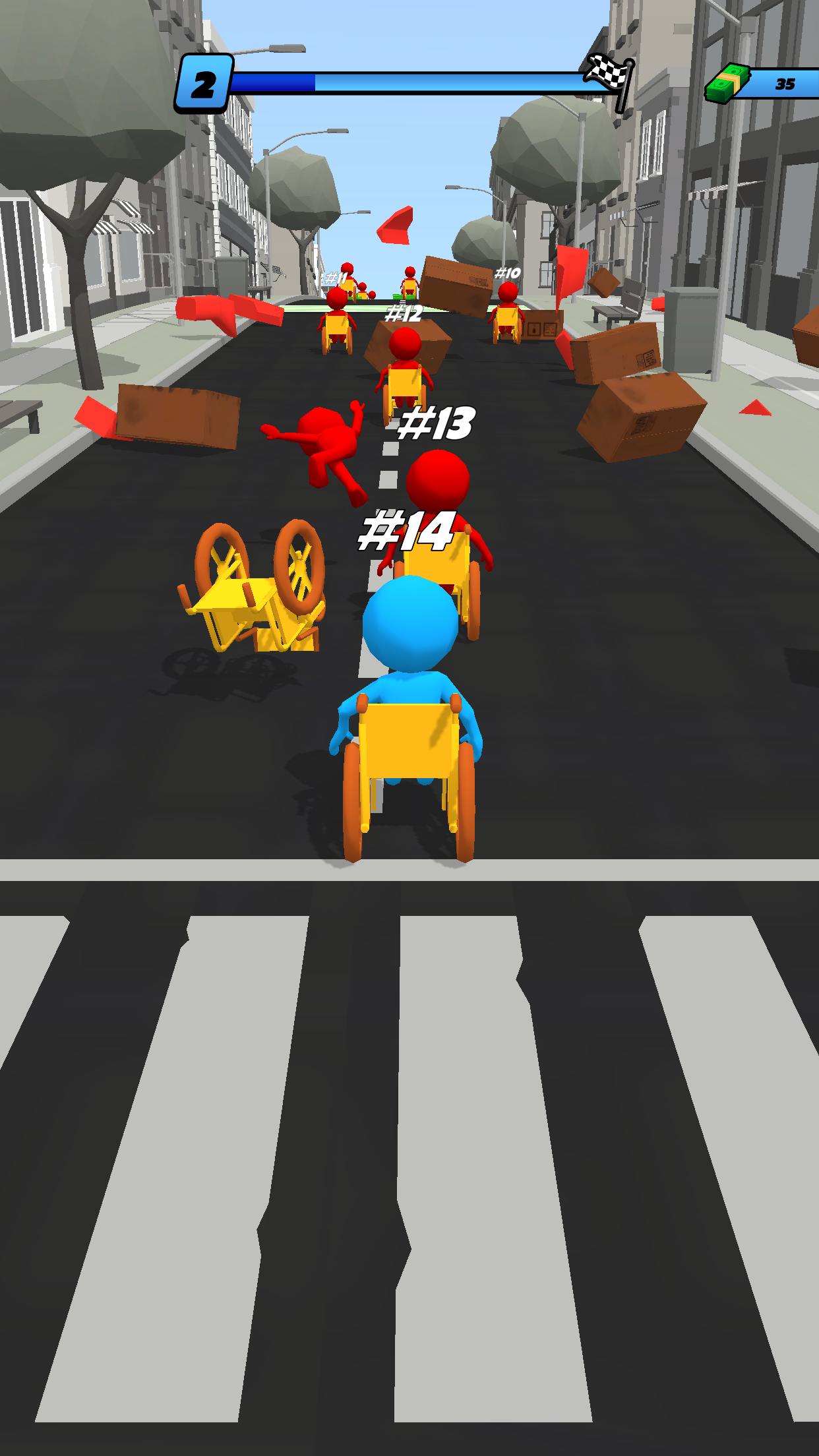 Wheelchair Race Game Screenshot