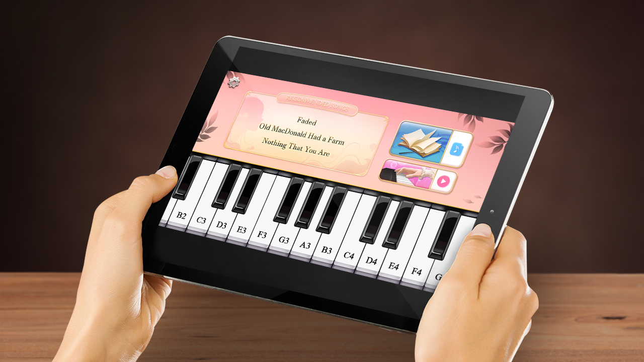 Piano Master Pink: Keyboards Game Screenshot