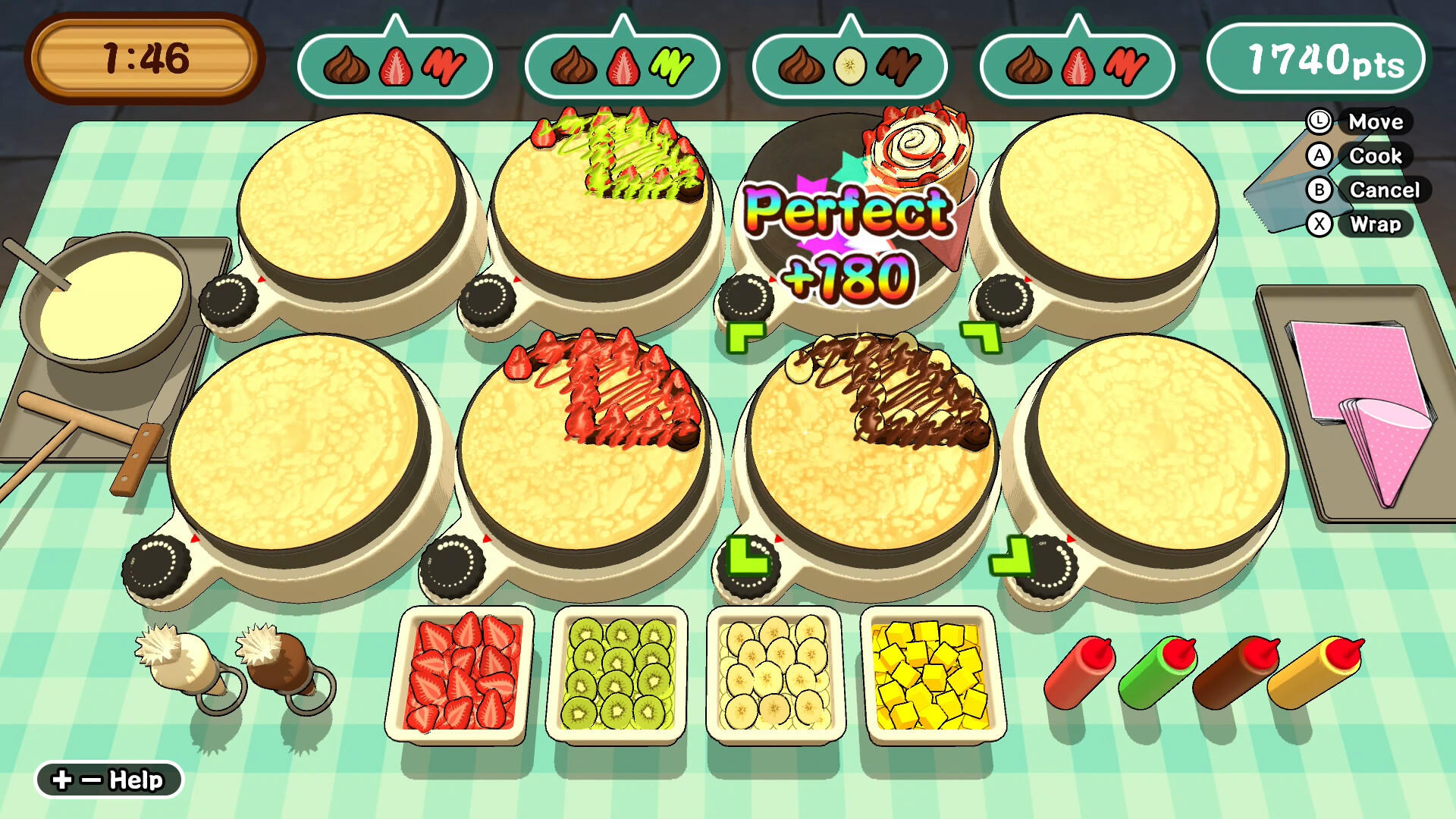 Make it! Crepe Game Screenshot