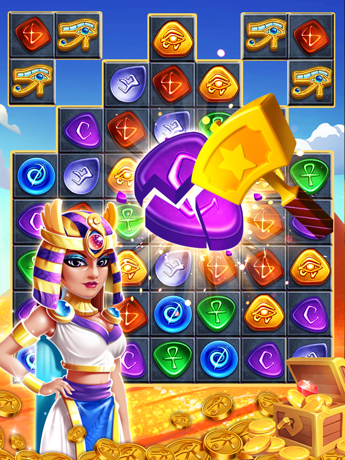 Ultimate Egypt Crush Game Screenshot