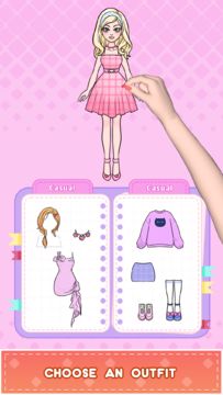 DIY Paper Doll: Dress Up Diary Game Screenshot