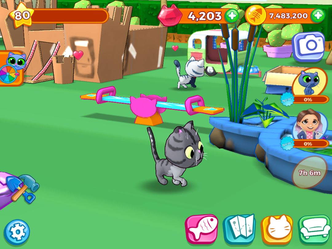 Screenshot of Kitty Keeper: Cat Collector