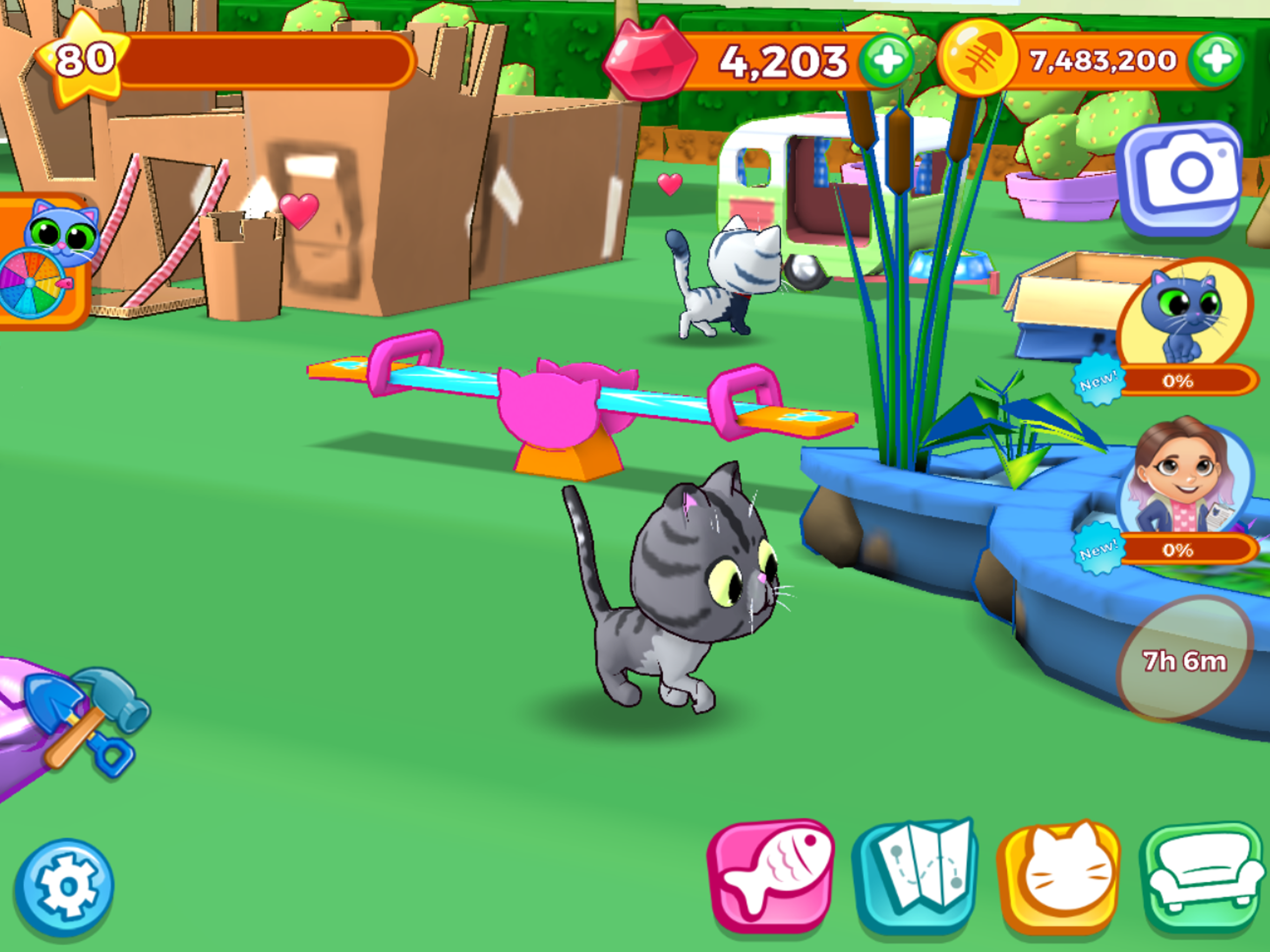 Kitty Keeper: Cat Collector Game Screenshot