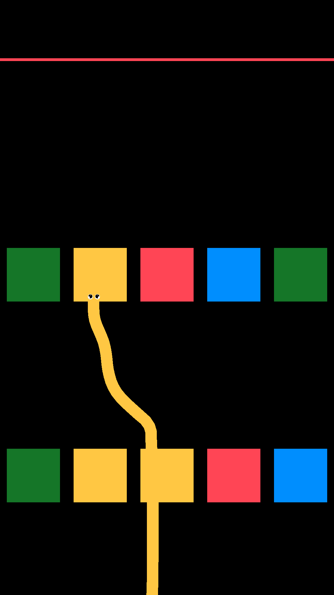Screenshot of Snake Vs Colors