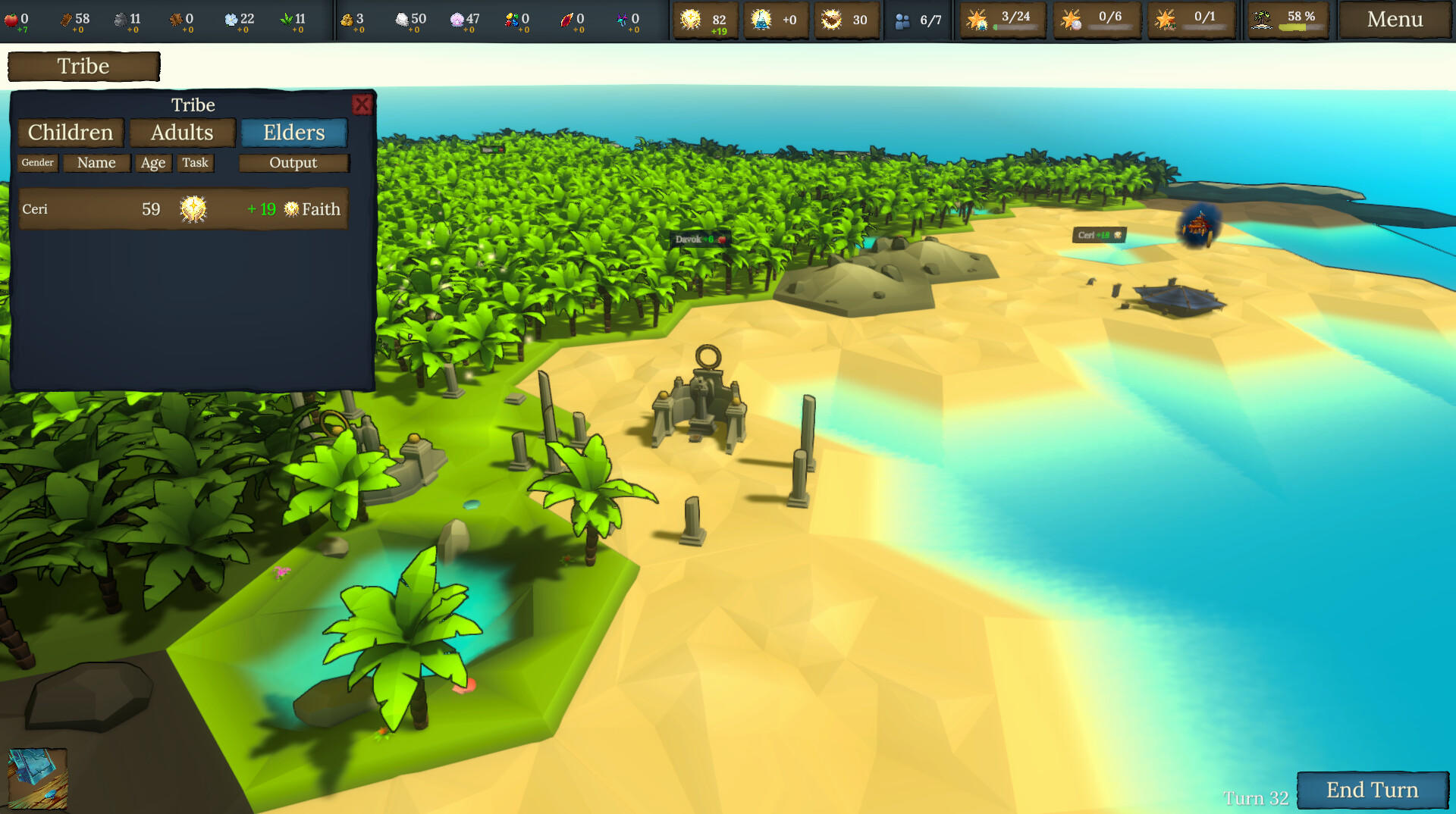 Screenshot of Island Dwellers