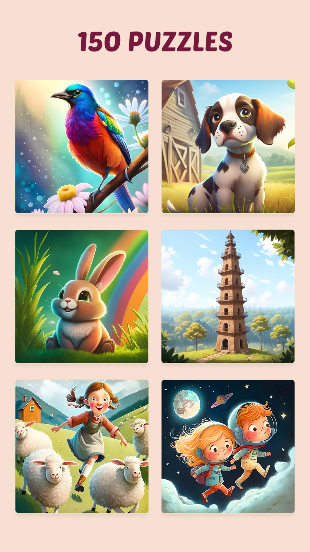 Screenshot of Art Tiles - Jigsaw Puzzles