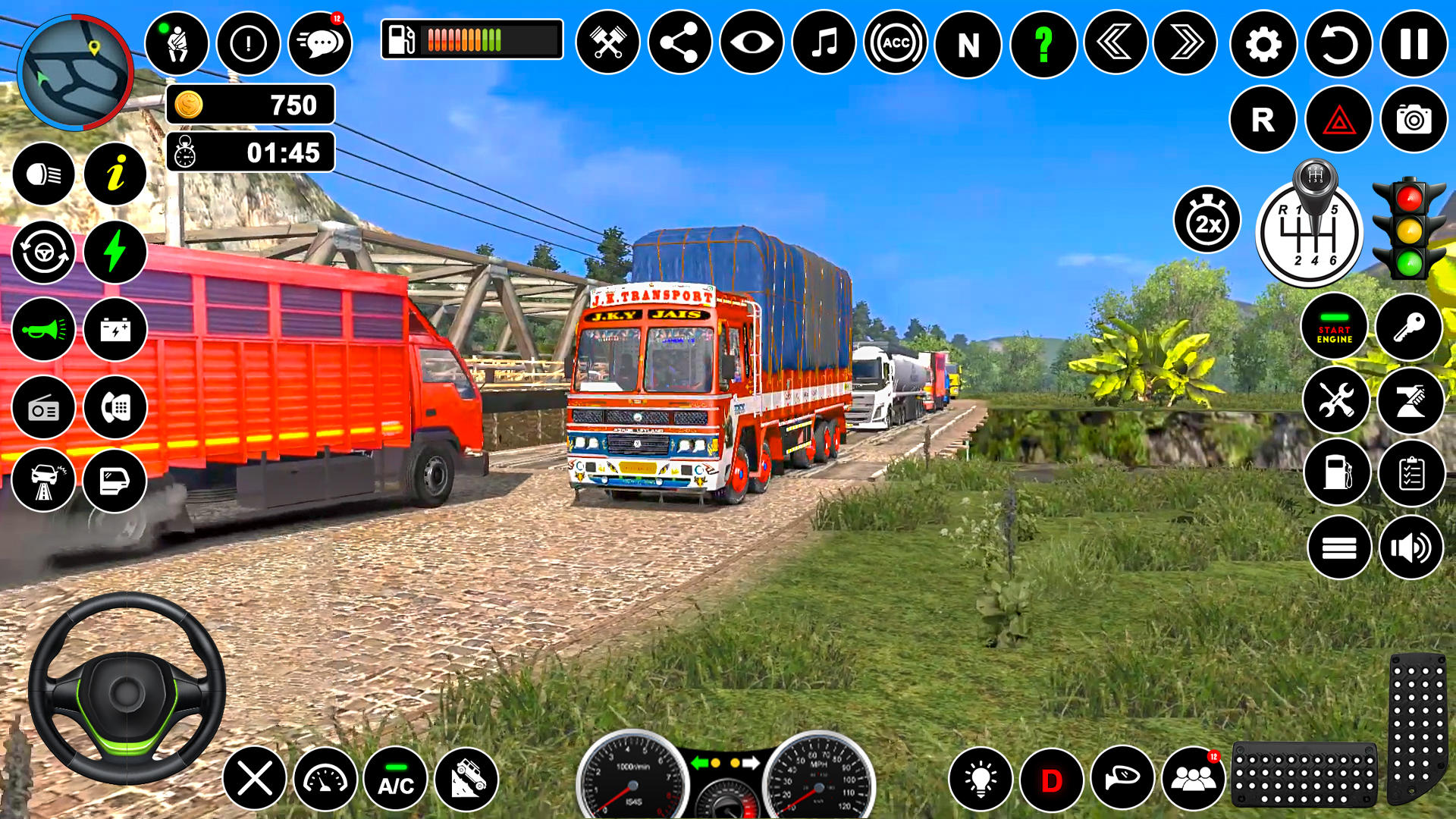 Indian Truck Game 3d Off Road ภาพหน้าจอเกม