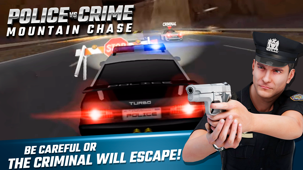 Screenshot of Police Vs Crime Mountain Chase