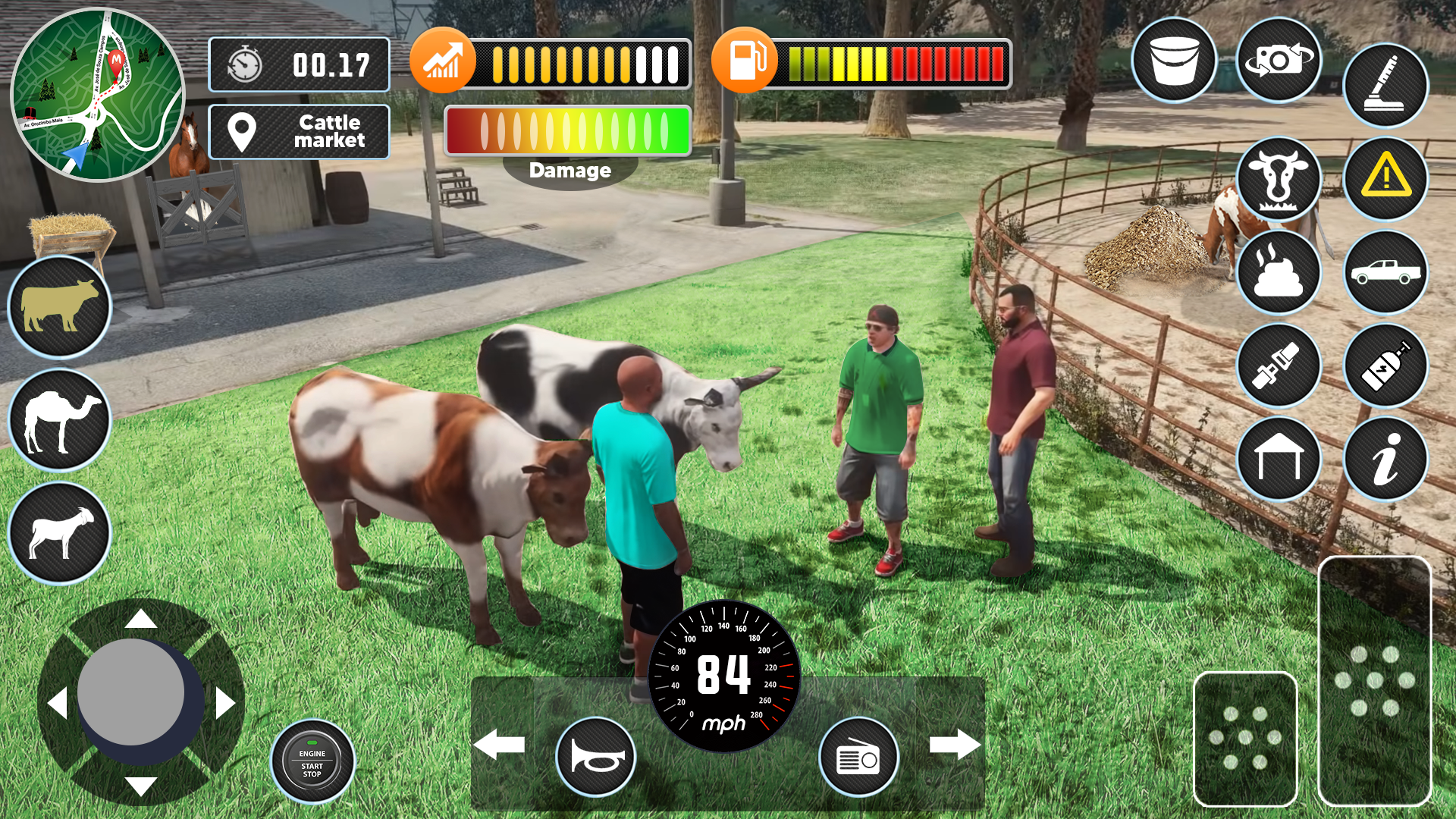 Animal Cargo Truck Games Game Screenshot
