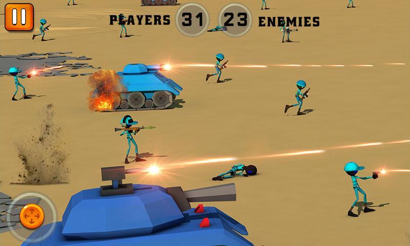 Screenshot 1 of Simulator Pertempuran Stickman 3D 1.4