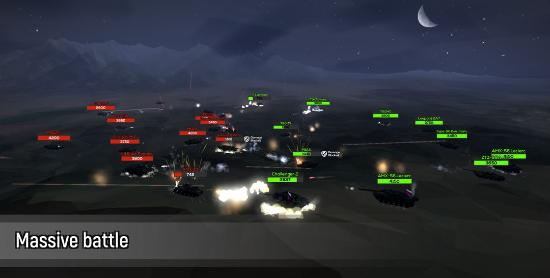 Screenshot of Poly Tank 2 : Battle war games