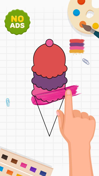 Kids Coloring Book Games Game Screenshot