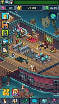 Tap Tap Evil: Idle Cash 8 bit Game Screenshot