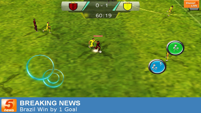 Screenshot of Real Football International Cup HD:Soccer