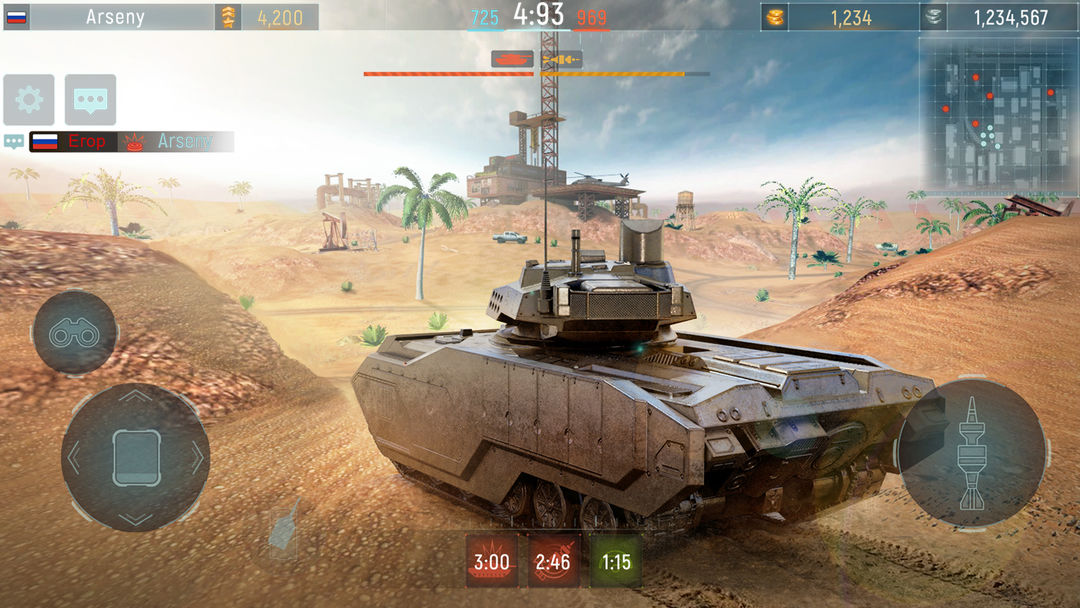 Modern Tanks: War Tank Games遊戲截圖