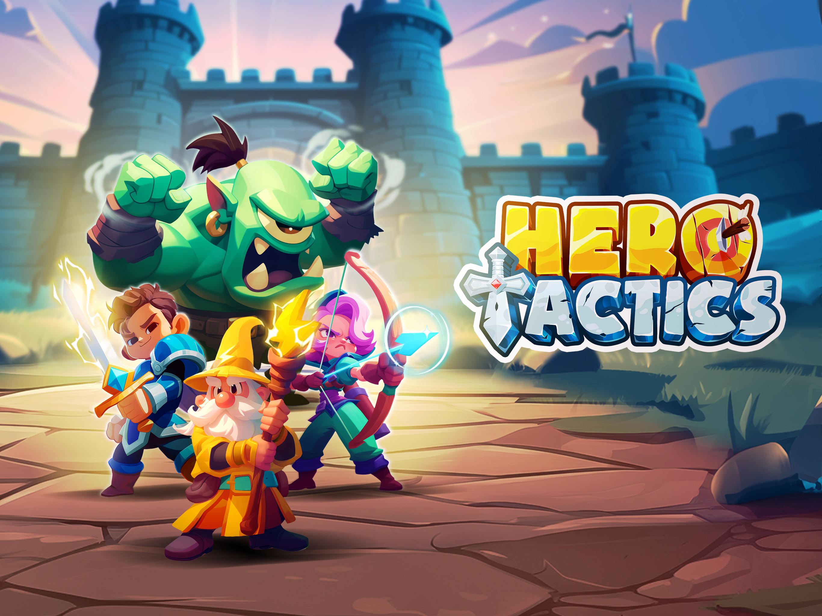 Hero Tactics: PVP Wars ゲームのスクリーンショット