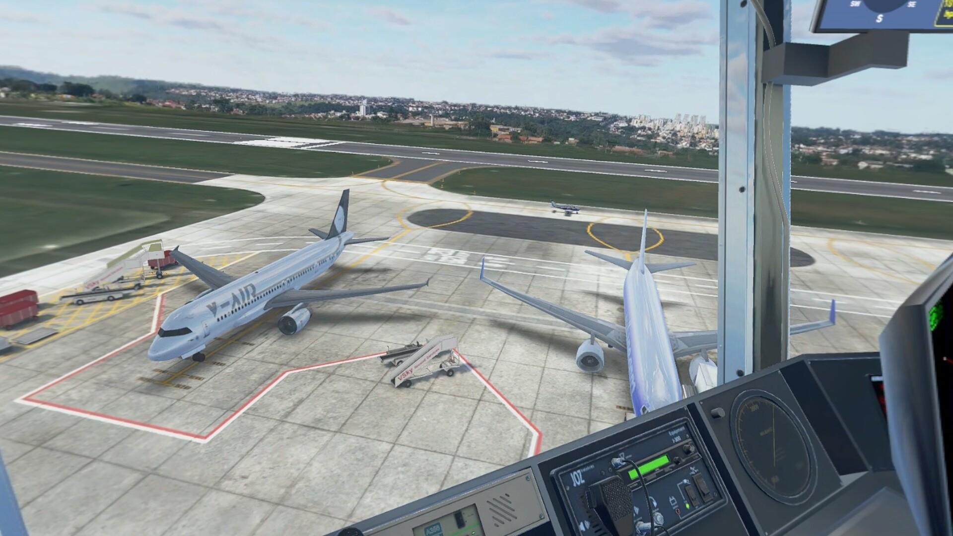 Cuplikan Layar Game V-Air Traffic Control