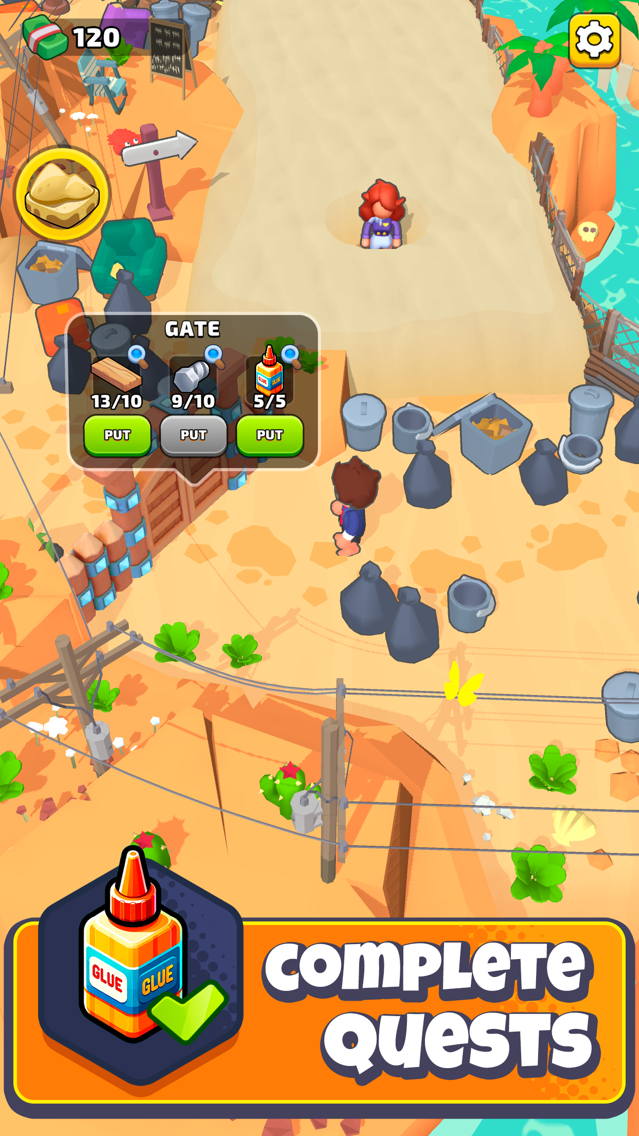 Clean n Craft Game Screenshot