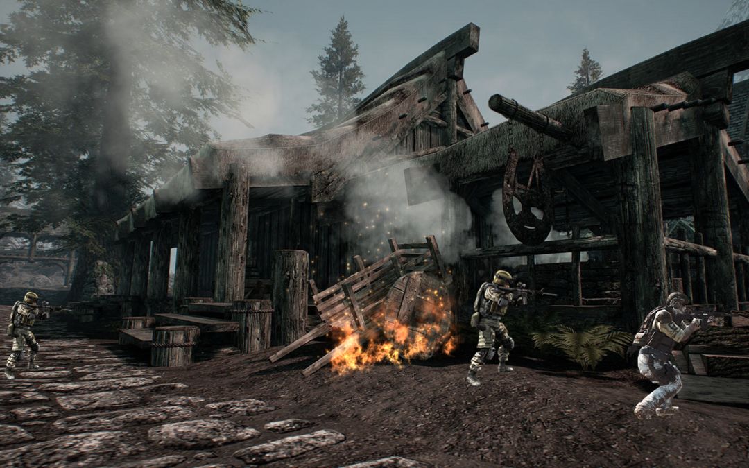 Screenshot of Modern strike Action Mountain FPS Commando