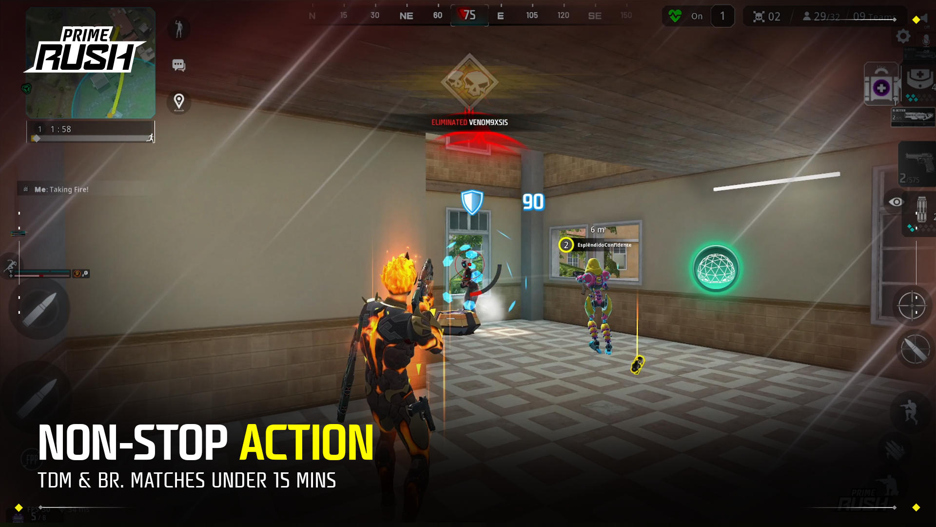 Prime Rush Game Screenshot