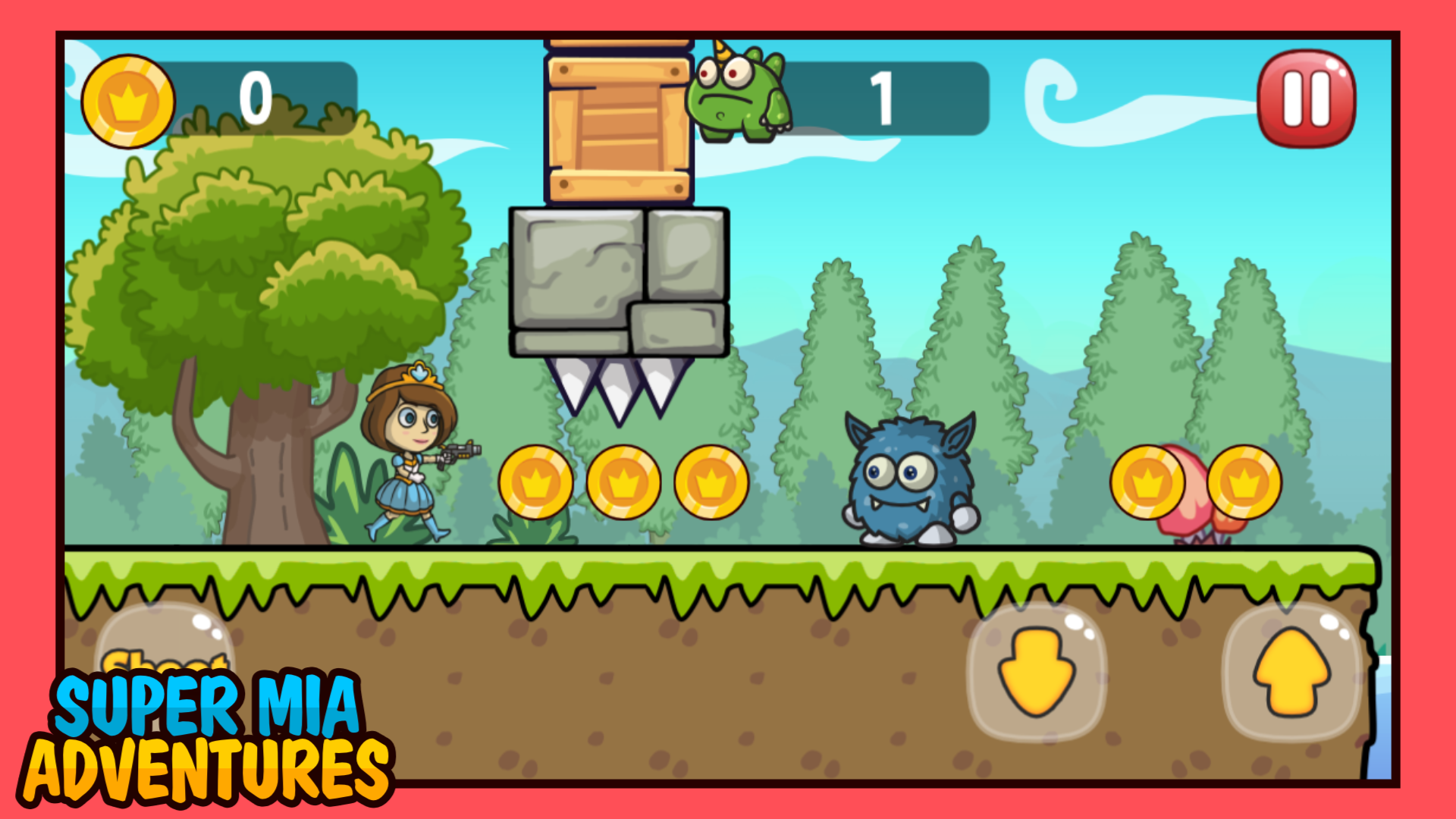 Super Mia Adventures 게임 스크린샷