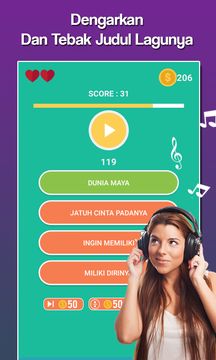 TEBAK LAGU POPULER Game Screenshot