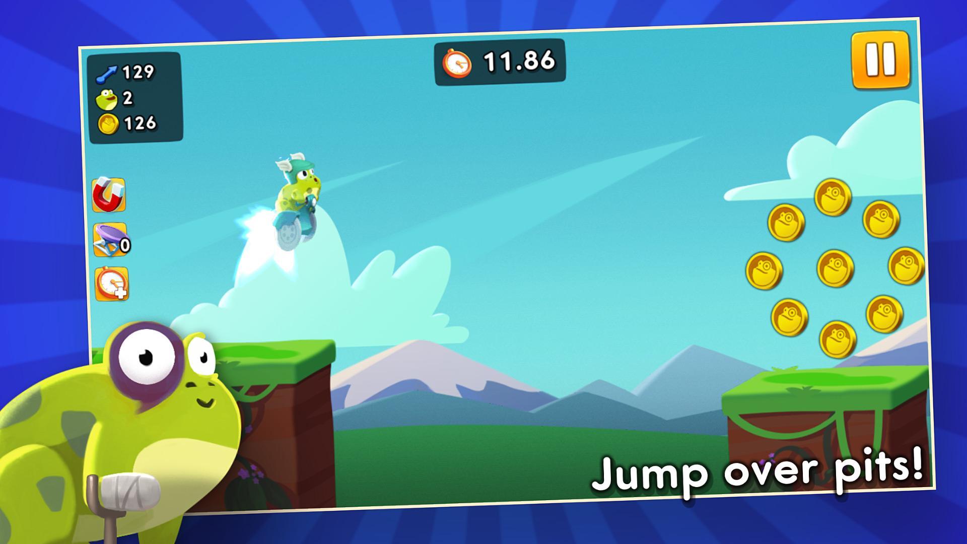 Ride with the Frog Game Screenshot