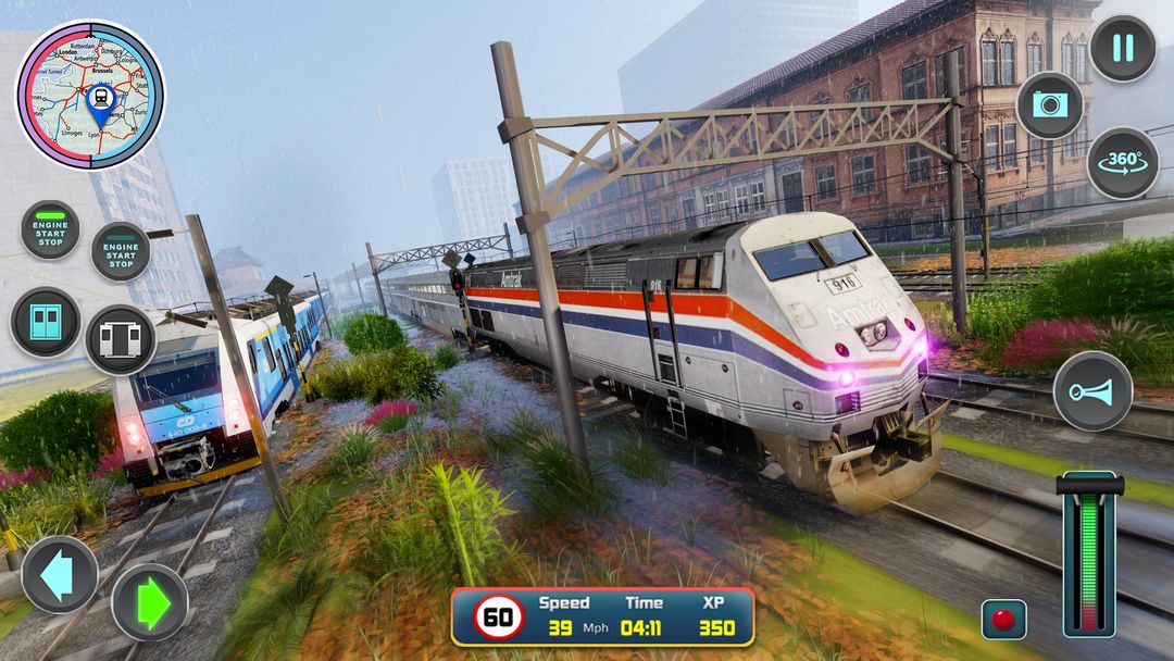 城市 火車 司機- 火車 遊戲遊戲截圖