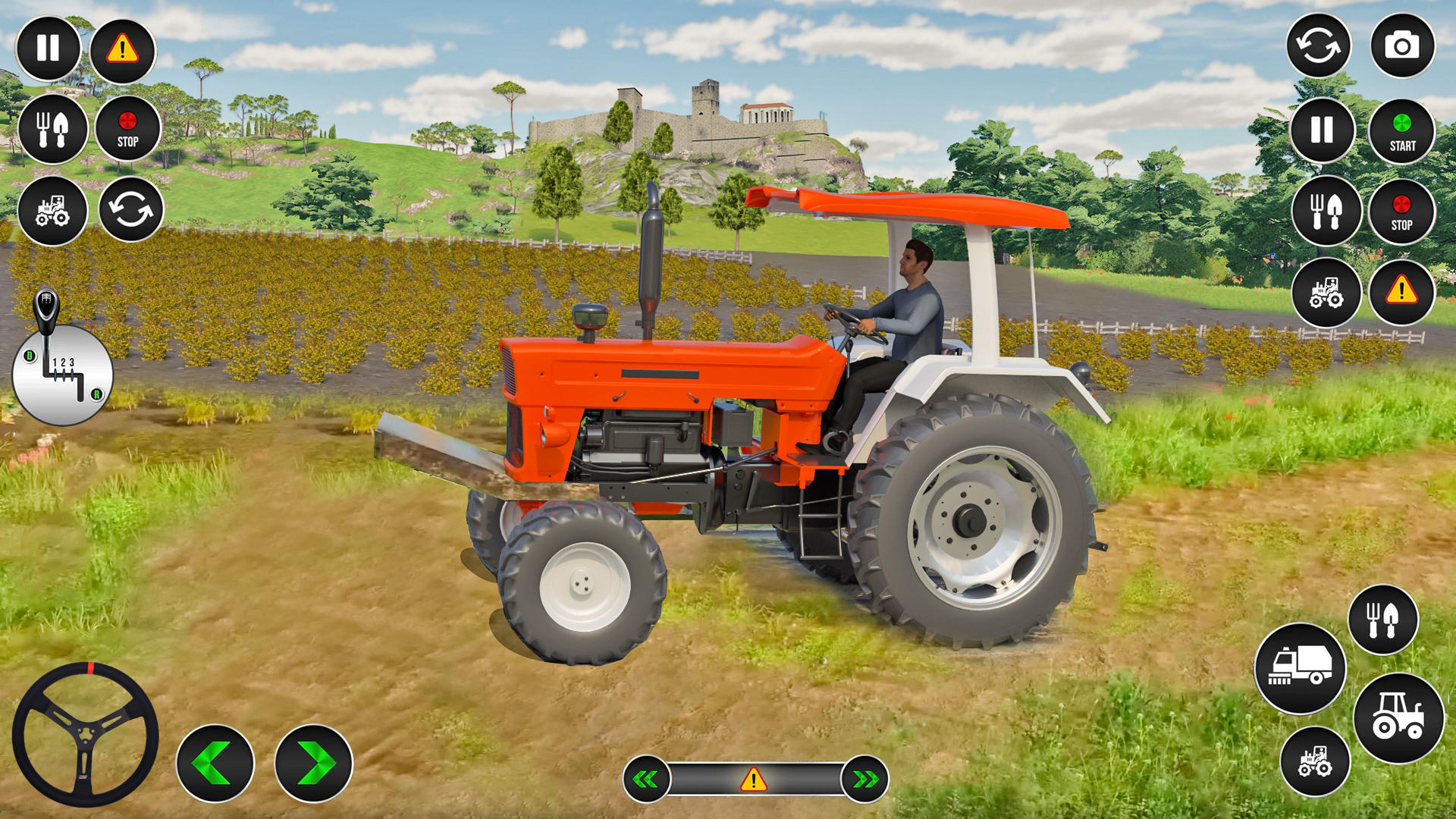 Screenshot of Farming Tractor Driving 3d