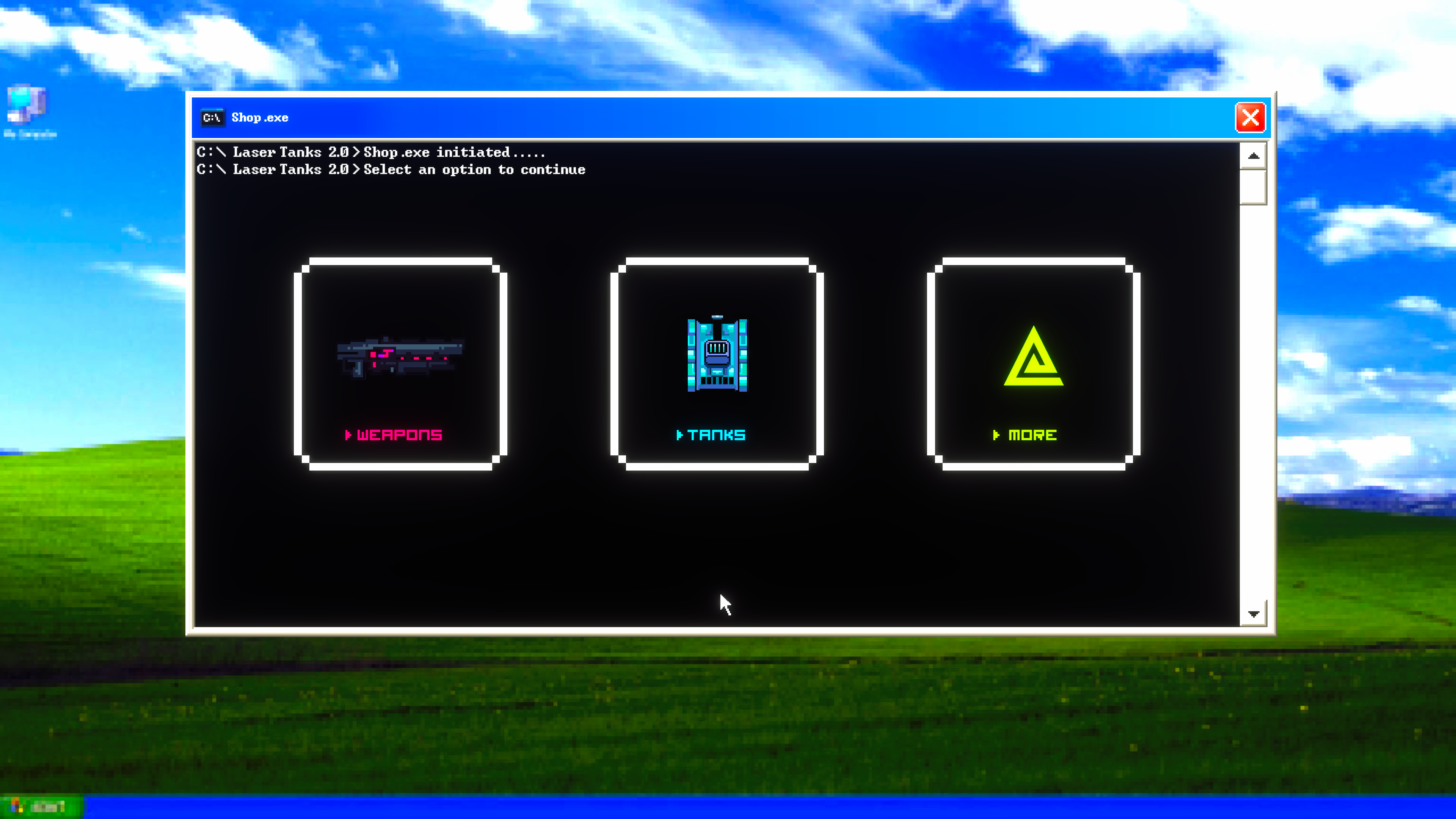 Laser Tanks: Pixel RPG Game Screenshot