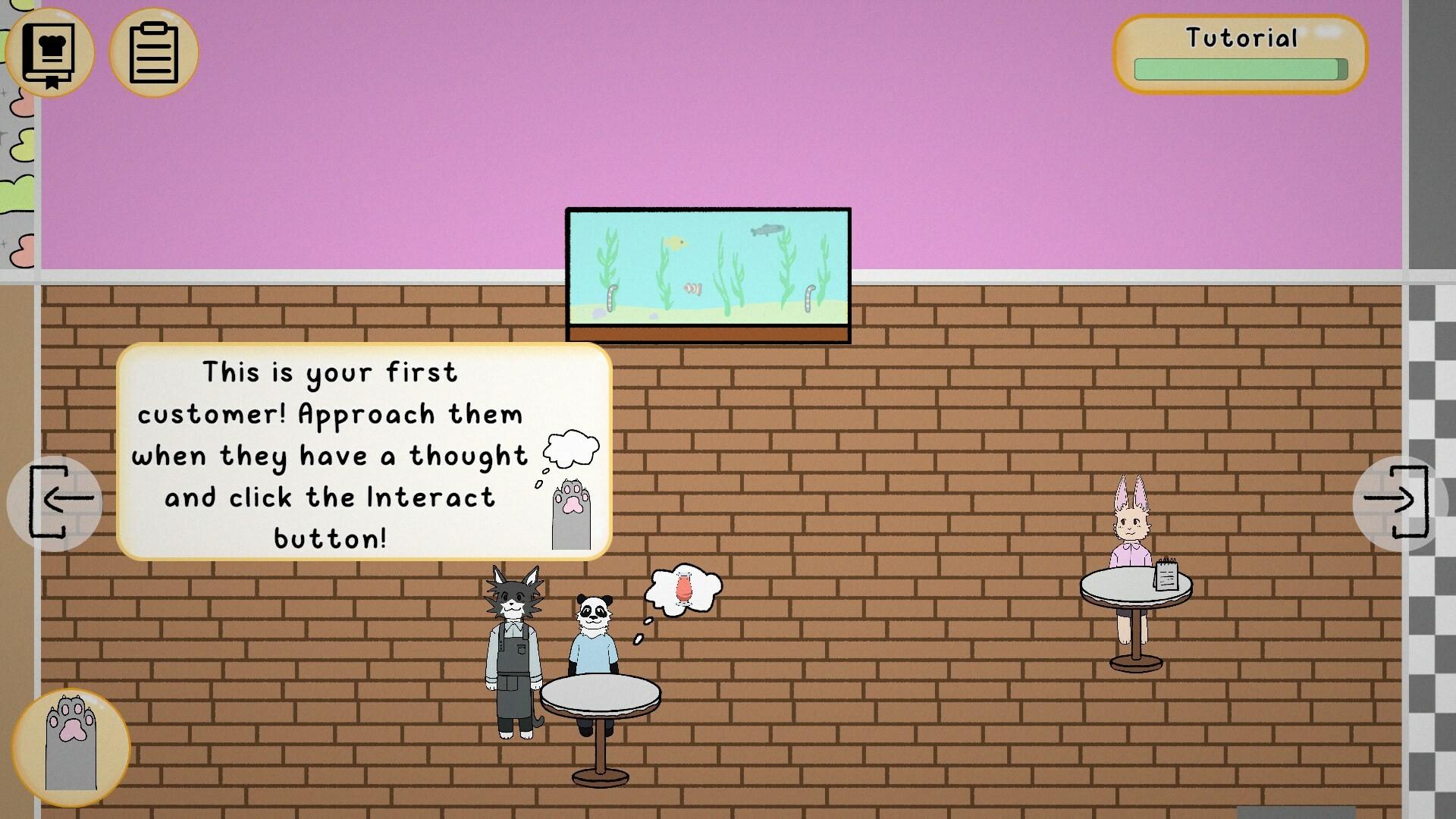 Wild Whiskers Cafe Game Screenshot