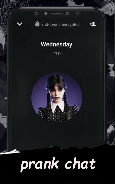Wednesday Addams Fake Call Vd Game Screenshot