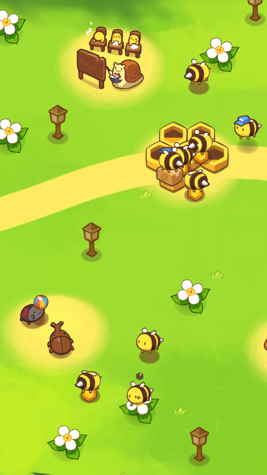 Cuplikan Layar Game Honey Bee Park