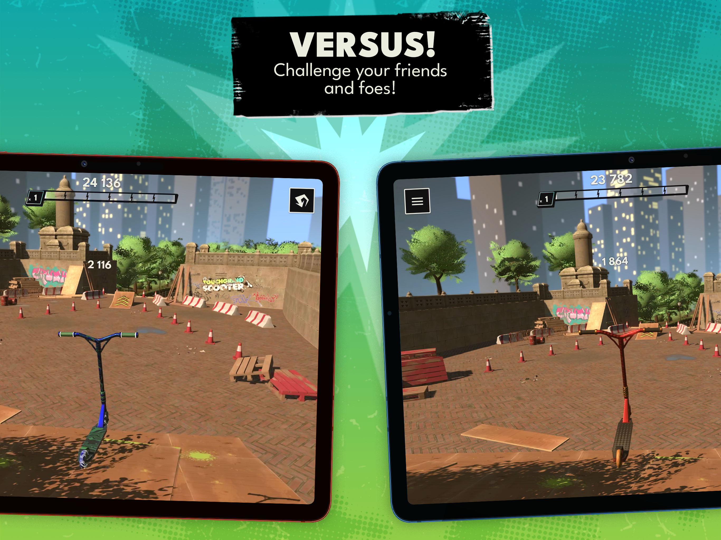 Touchgrind Scooter Game Screenshot