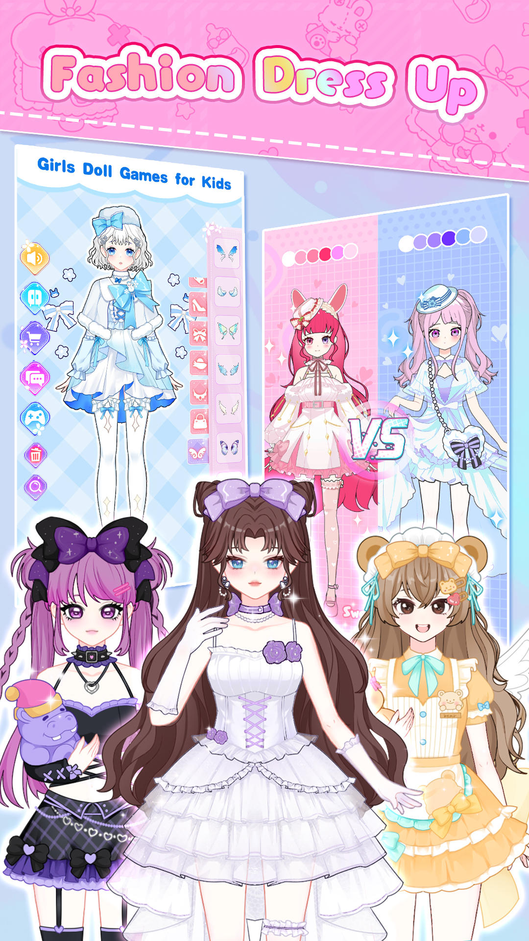 Vlinder Princess Dress Up DIY Game Screenshot